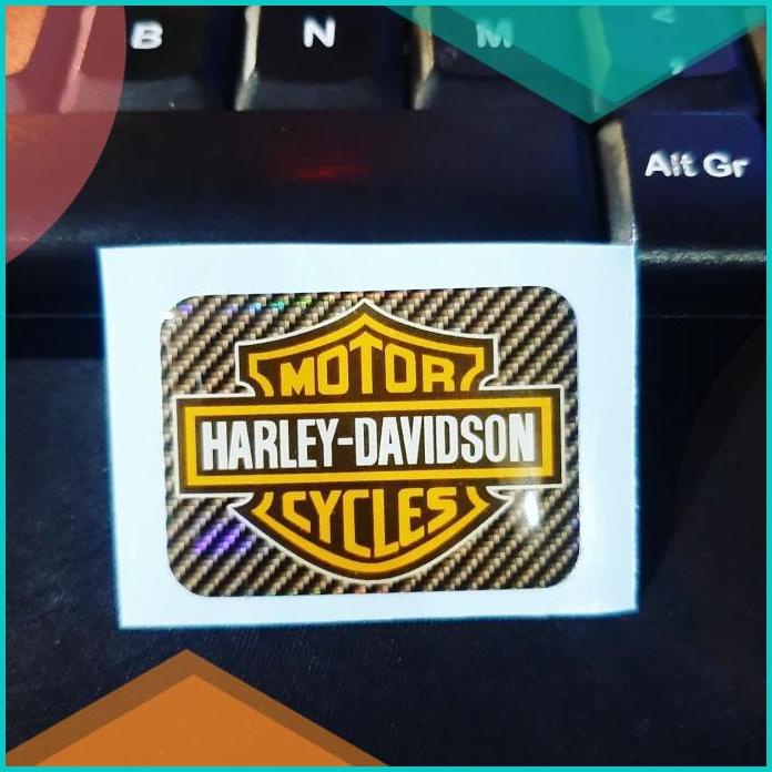 

Sticker Timbul Resin HARLEY DAVIDSON Stiker Logo Lycal 3D Kecil Satua