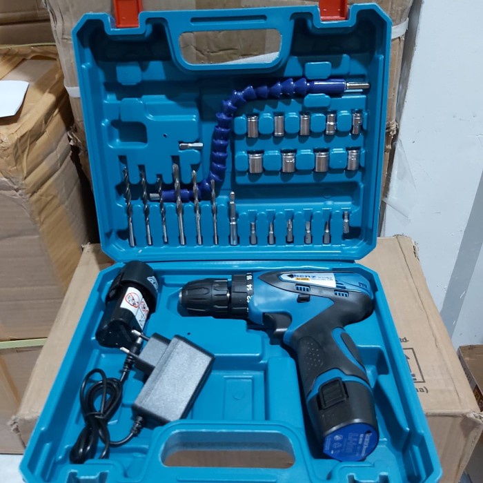 Promo Mesin Bor Cordless / Bor Baterai 12V Benz