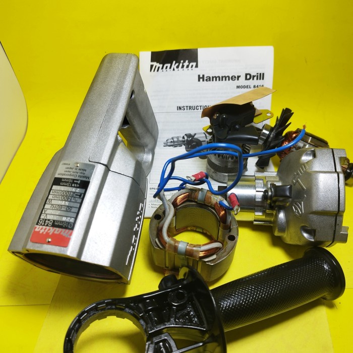 Promo Stator Armature Angker Part Mesin Bor Hammer Drill Makita 8416 Ori Jpn