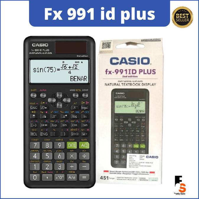 

Casio fx 991 id Plus Kalkulator Sin Cos Tan Anak Sekolah dan Ilmiah