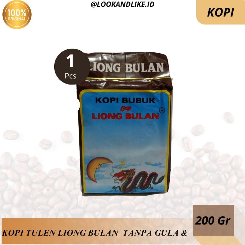 

Kopi Liong Bulan Tanpa Gula Kopi Legend Khas Kota Bogor