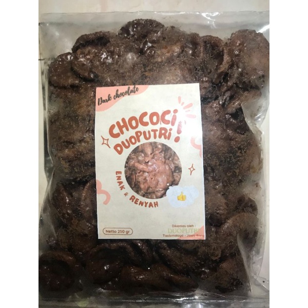 

CHOCOCI / KERIPIK COKLAT LUMER / ENAK & RENYAH / KEMASAN 250GR