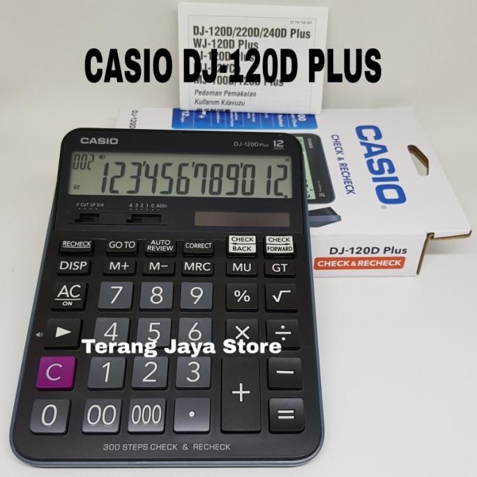 

Kalkulator Casio DJ-120D Plus Kalkulator 12 Digit Casio DJ-120 D Plus