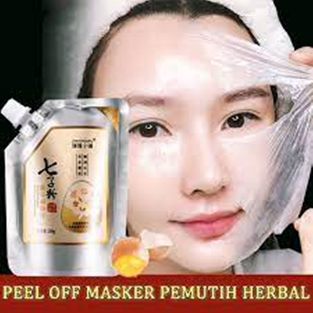Moisturizing Yeast Eggshell Mask Cream Masker Krim Wajah Cangkang Telur