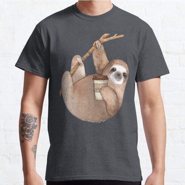 Baju Kaos Three Toed Sloth Just Hangin