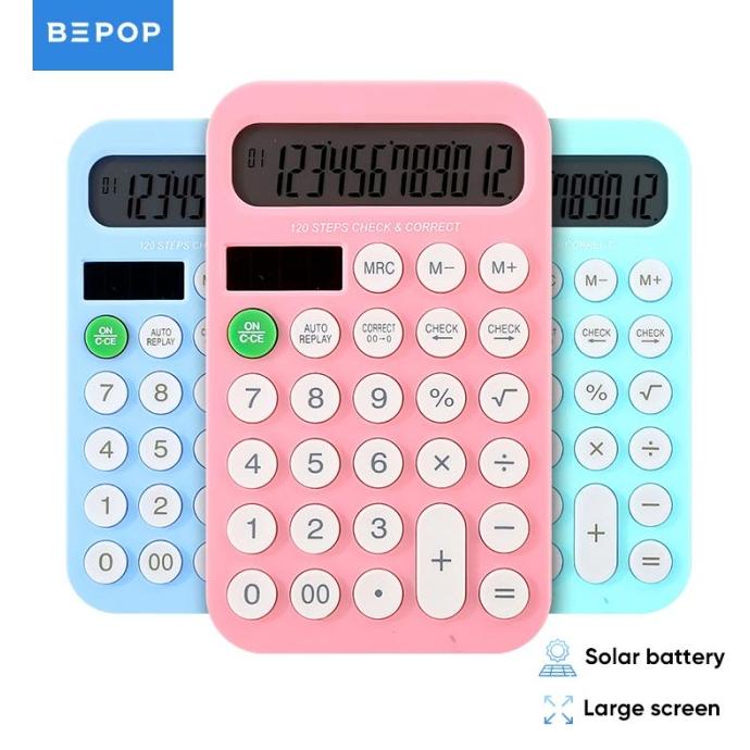 

Bepop Calculator Solar Kalkulator 12 Digits Check Correct