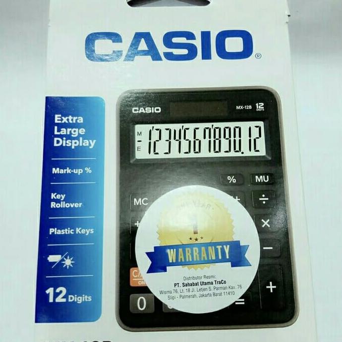 

kalkulator calculator casio mx-12b mx12b original