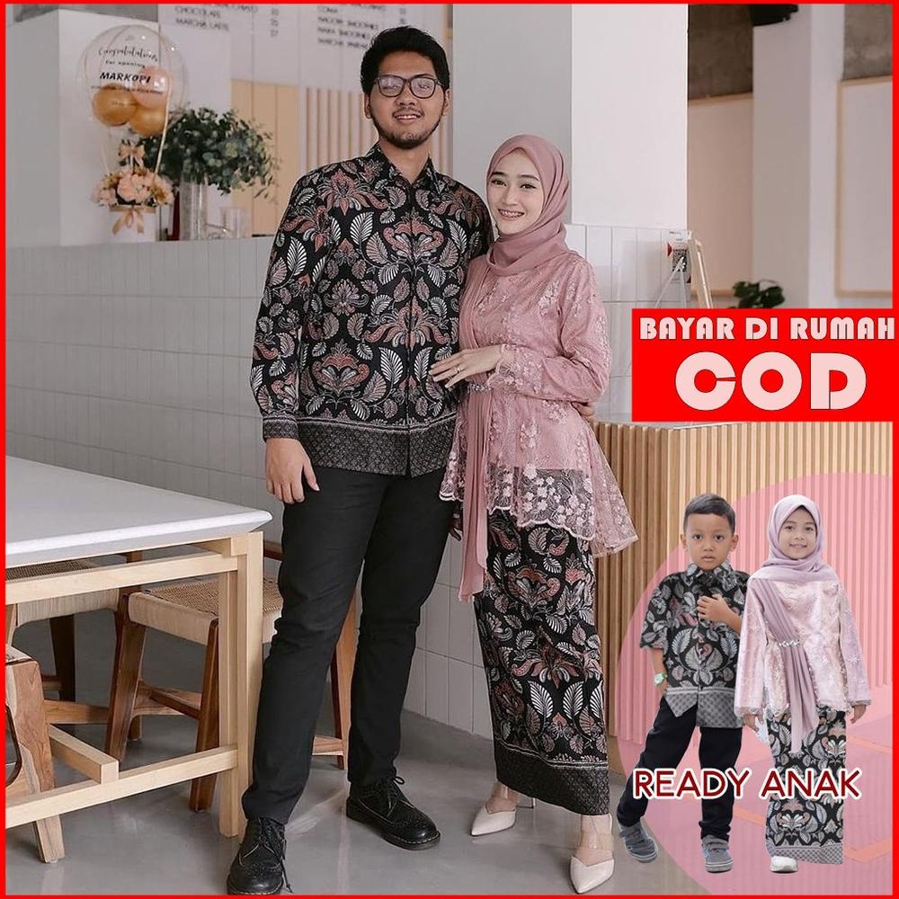 Miliki Kebaya Wisuda Couple Modern Kebaya Madina Set Tunik Lamaran Tunangan Batik Baju Couple Keluar