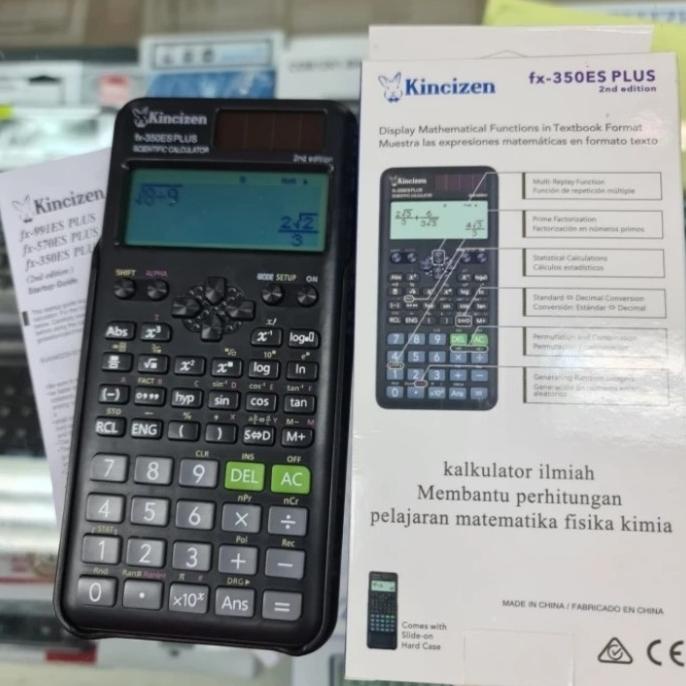 

Calculator Kalkulator Ilmiah Perhitungan FX-350ES Plus Fisika Kimia