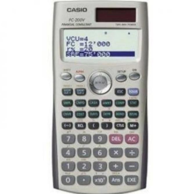 

CASIO KALKULATOR FINANCIAL / KEUANGAN CASIO FC 200V