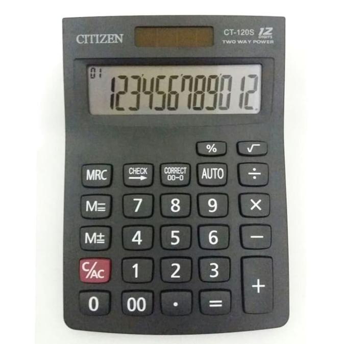 

Kalkulator Citizen Ukuran Medium Sedang 11x15cm Kantor Toko Original