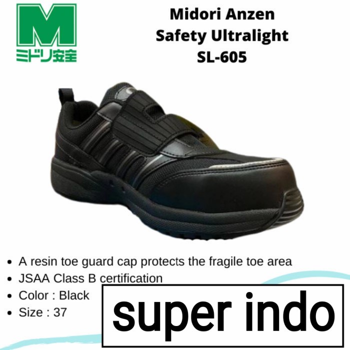 [New Ori] Midori Anzen Safety Ultralight Sl-605 Sepatu Proyek Terbaru