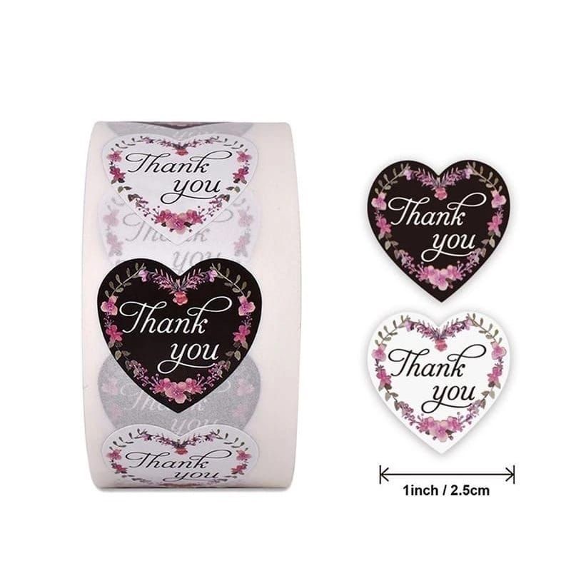 Sticker Label Makanan ISI 100PCS Sticker Hampers Sticker Toples Kue Logo Makanan Logo Hampers Sticke