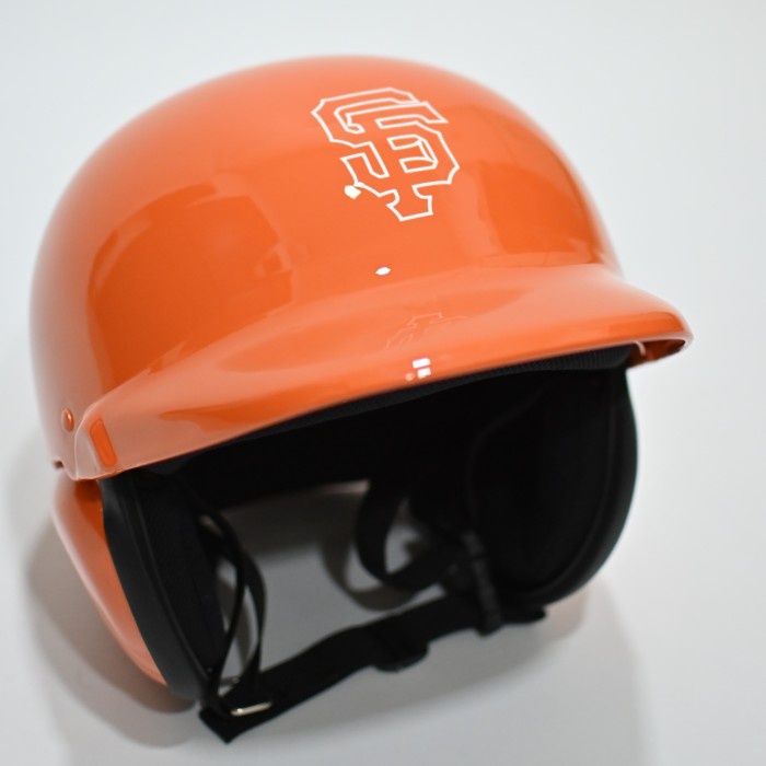 [New Ori] Belllissimo Baseball Motorcycle Half Face Helmet - San Francisco Terbatas