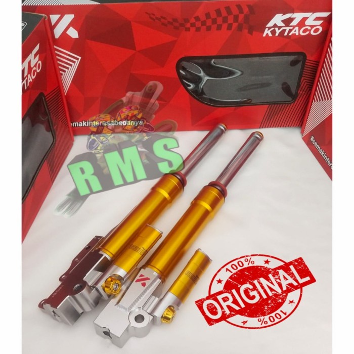 [Baru] Shock Depan Tabung Shock Depan Honda Vario125 Vario150 Scoopy - Gold Limited