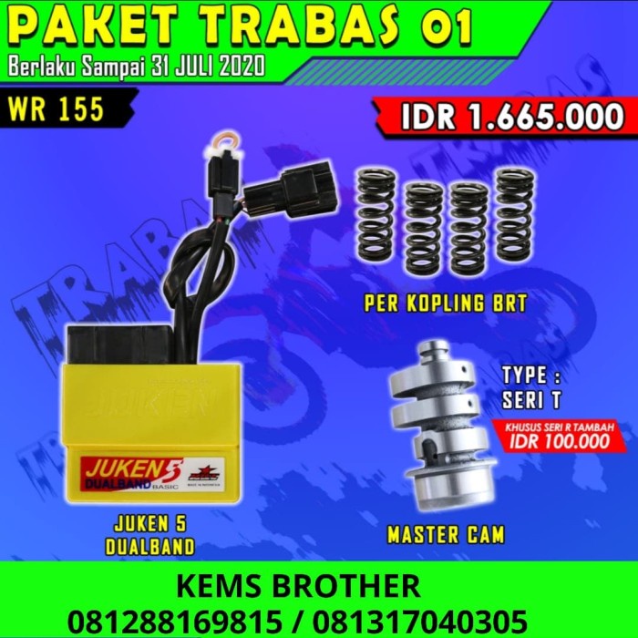 ✨Termurah Paket Trabas 1 Wr 155 Plus Ecu Diskon