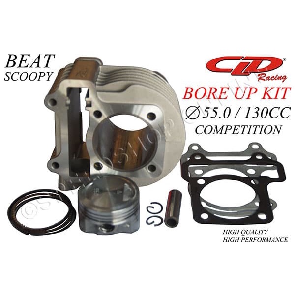 ✨Termurah Block Seher Bore Up Cld Beat Karbu/Scoopy Karbu Os 55 Up To 130Cc Diskon