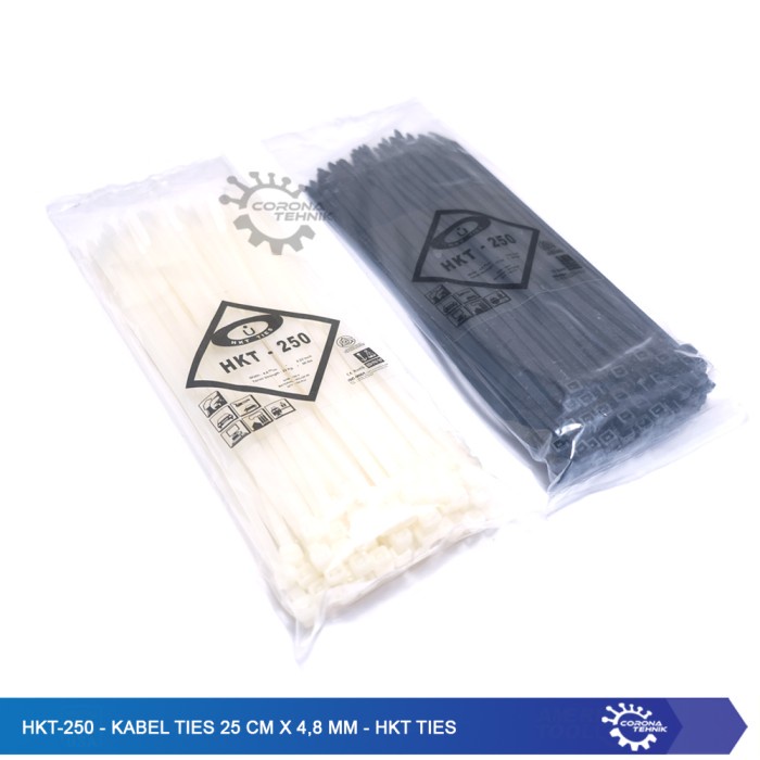 

HKT-250 - Kabel Ties 25 cm x 4,8 mm - HKT TIES star