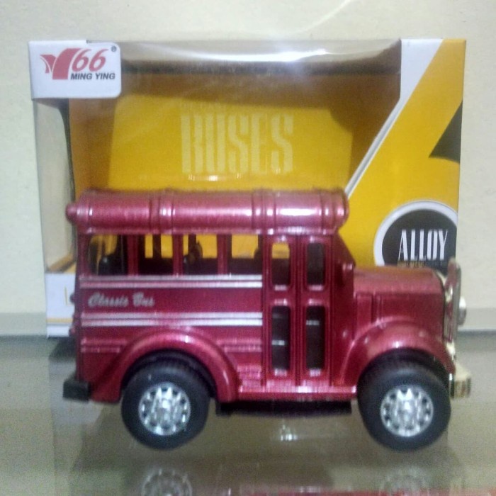 PROMO DC LUXURIOUS CLASSIC BUS DIECAST MODEL BIS SCHOOL BUS HARGA MURAH TERBARU