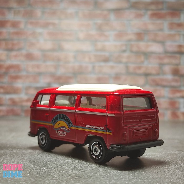 HOT SALE MATCHBOX VOLKSWAGEN T2 BUS BEACH CAMP MERAH LOOSE TERMURAH
