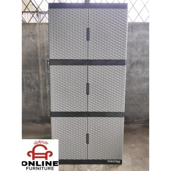 lemari plastik tabitha susun 3,lemari pakaian