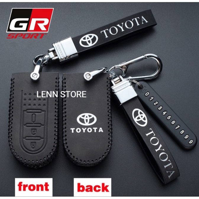 Cover Sarung Kunci Remote Kulit Agya GR SPORT 2021 2022 2023 star