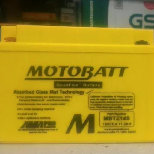 Aki Yuasa YTZ14S alterntf Motobatt MBTZ14S Honda / Genset Honda EU65