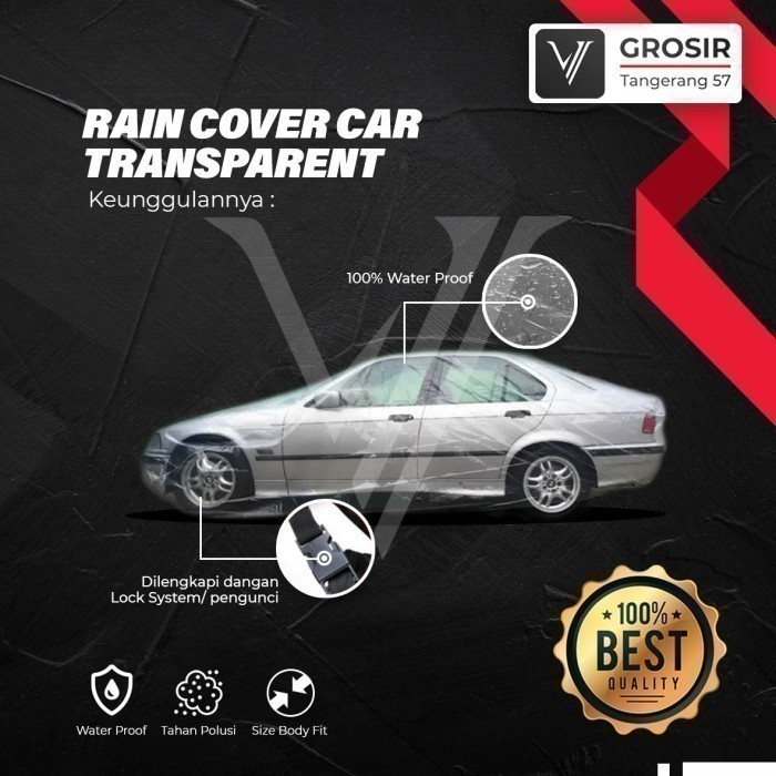 Sarung Mobil Transparan Grand Escudo Xl7 2003-2006 / Body Cover Escudo Best