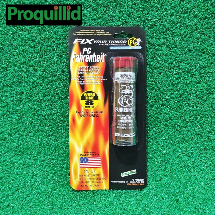 Ready PC FAHRENHEIT EPOXY PUTTY LEM TAHAN PANAS BLOK MESIN RADIATOR MOBIL