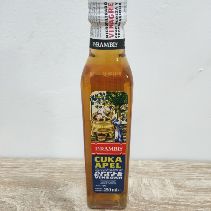 

Terlaris La Rambla Apple Cider Vinegar 250ml - Cuka Apel Spanyol Larambla SALE