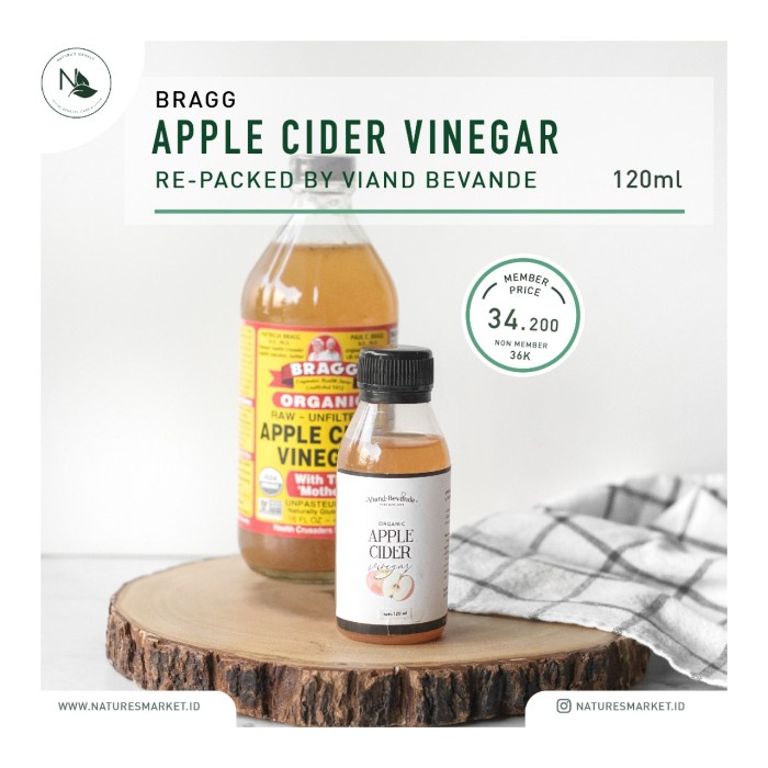 

Terlaris Viand Bevande Apple Cider Vinegar 120ml SALE