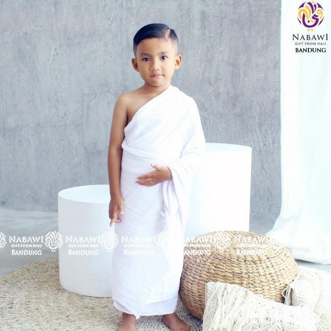 SPECIAL PRICE KAIN IHRAM ANAK SD BAJU IHROM ANAK LAKI-LAKI MANASIK