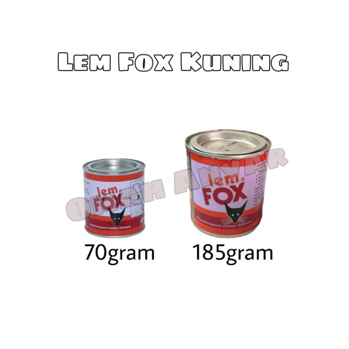 

lem fox kuning 70 gram