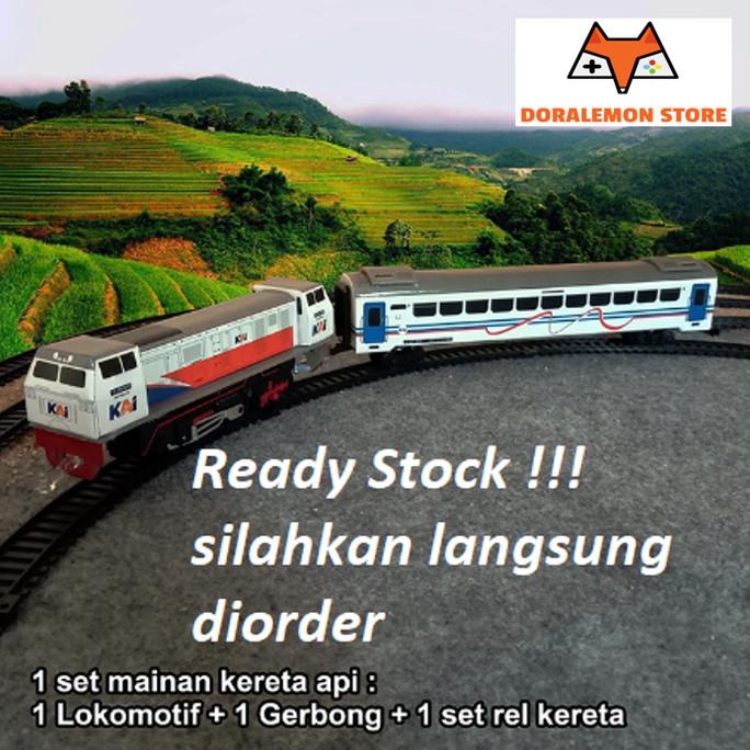 Kereta Api Indonesia - Mainan Kereta Api - Gerbong dan lokomotif- Full
