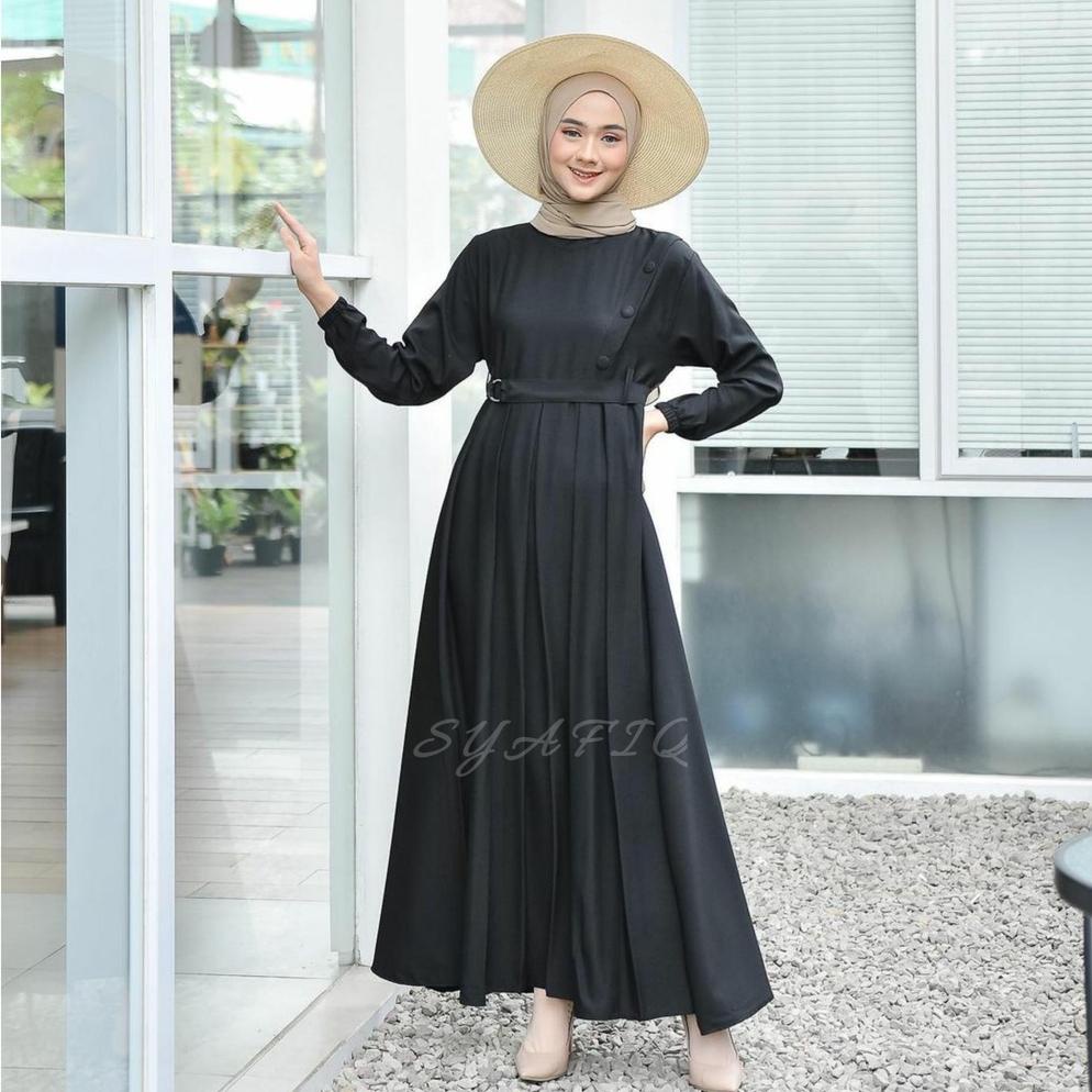 Murah Arumi Dress Gamis Wanita Remaja Simple dan Elegan Terbaru 2023 COD