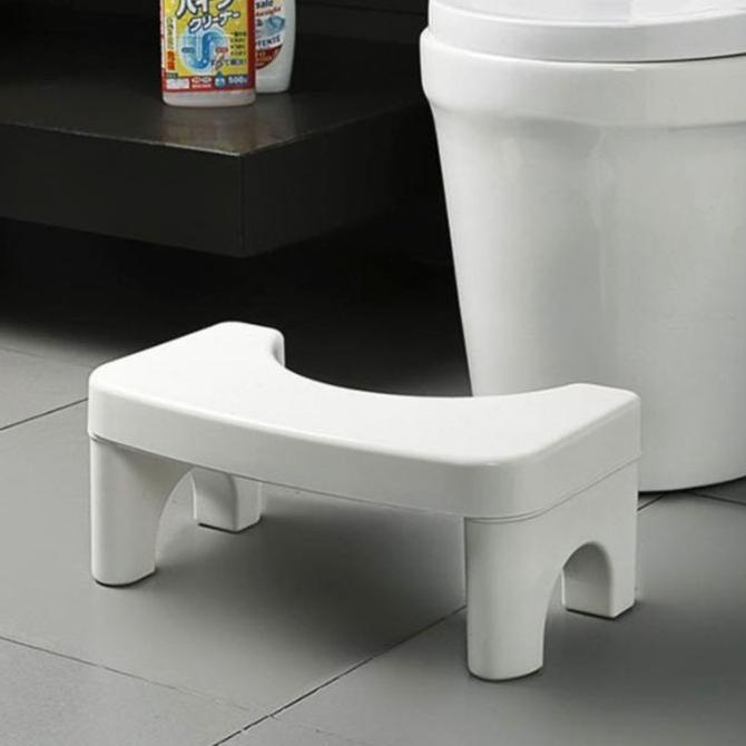 Bangku Toilet Pijakan Kaki Kursi Bantu Kloset Duduk WC