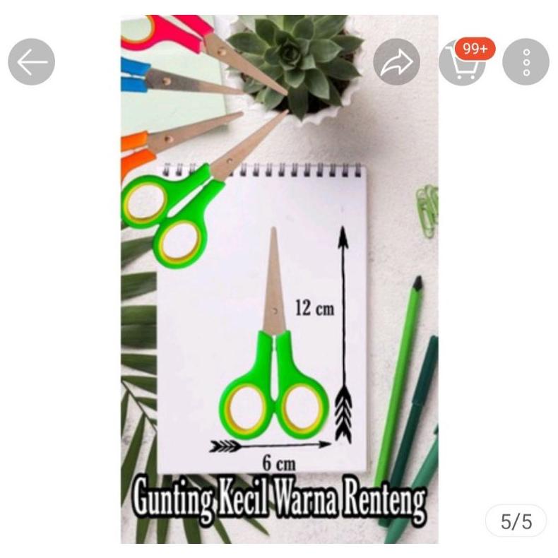 

PROMO HARGA 1 LUSIN 12 RENTENG GUNTING WARNA ALC738