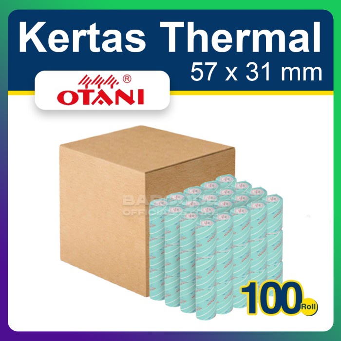 

Dus Kertas Struk Thermal Otani 57X31 57X30 Termal Coreless Tanpa Core Original 100% Dan Terpercaya