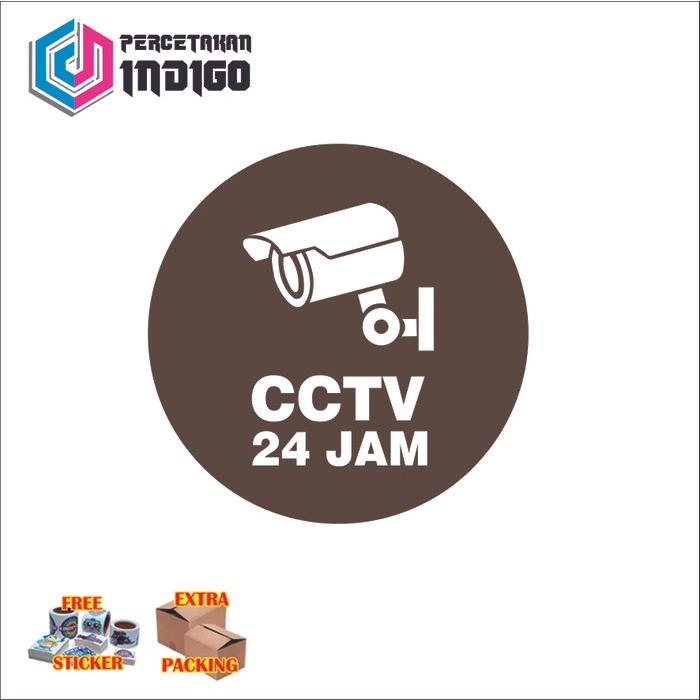 

Murah sign board papan signage cctv 24 jam type w Elegan