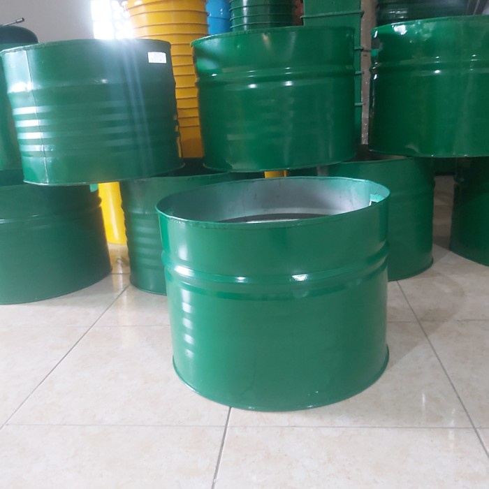 tempat pembakaran sampah, drum sampah, pot tanaman, tempat sampah