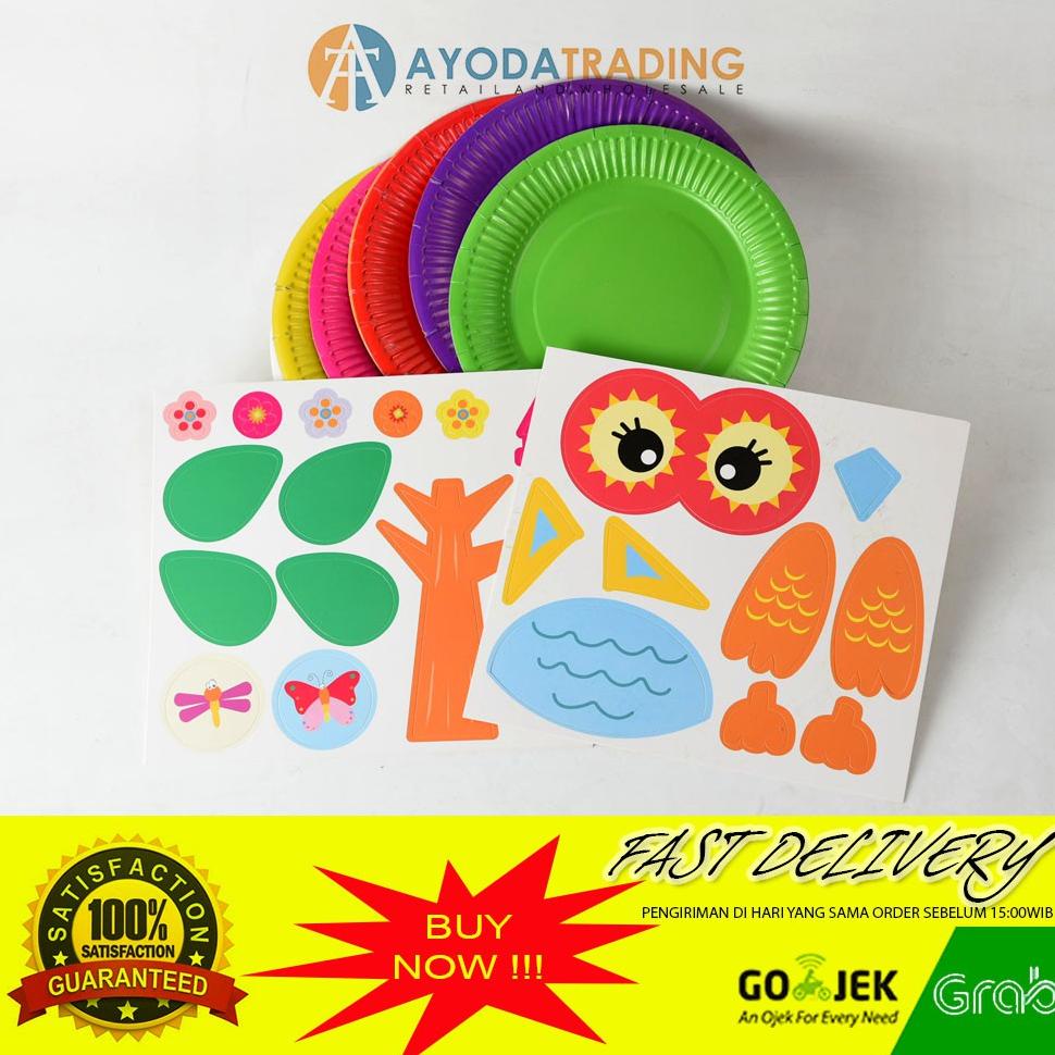 

Mainan Edukasi DIY Paper Craft Prakarya Anak Kertas Tempel Bundar