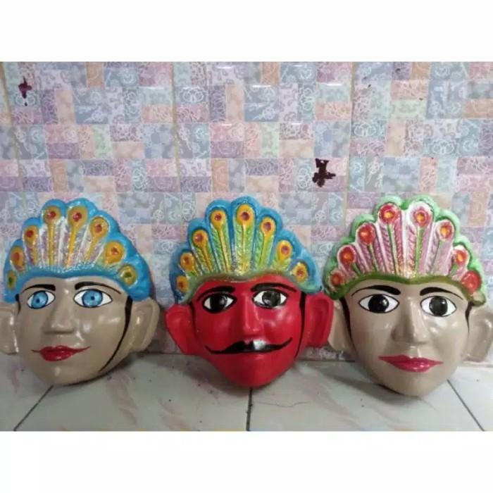Topeng Ondel Ondel Ukuran 1 Meter - 1,2 Meter