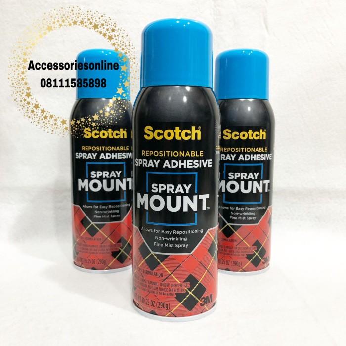 Spray Mount 3M / 3M Scotch Spray Mount Adhesive / Lem Semprot