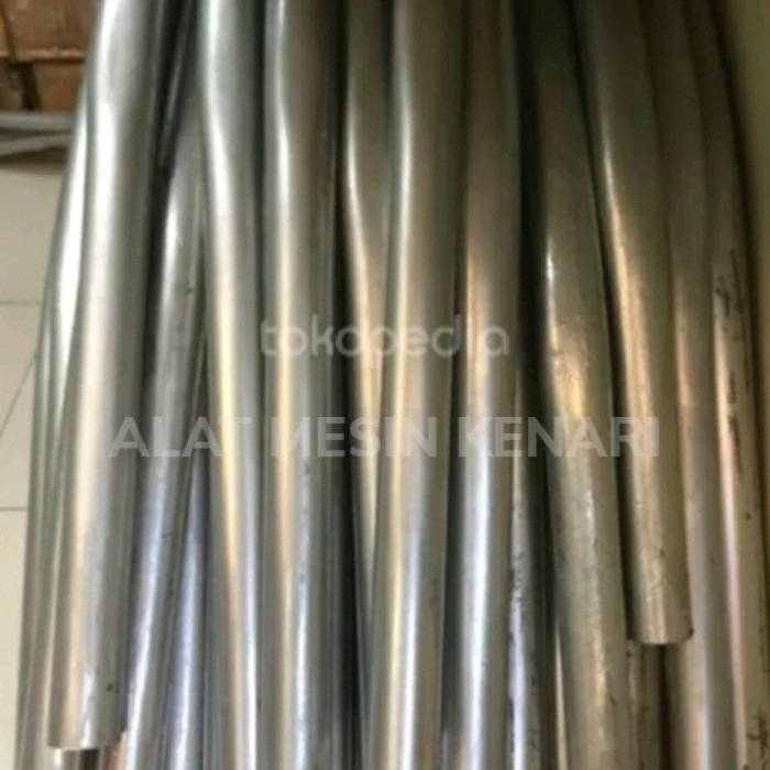 Promo Tiang Lampu Pju 2" Inch,Stang Pipa Tiang Ornamen Lampu ( Galvanis )