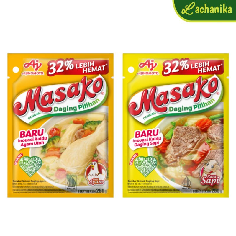 

Masako Kaldu Kemasan 250gr
