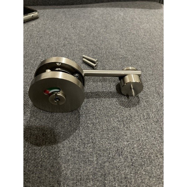 Toilet Kamar Mandi Stainless Pintu Handle Pintu Kunci Slot Grendel Pin