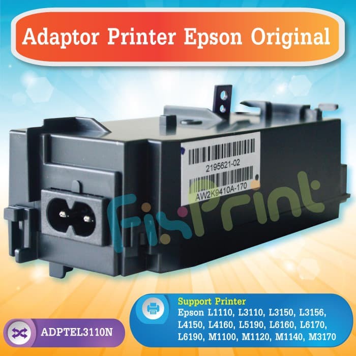 Power Supply Epson Original L1110 L3110 L3150 Adaptor Printer L 3110 Promo Terbaru