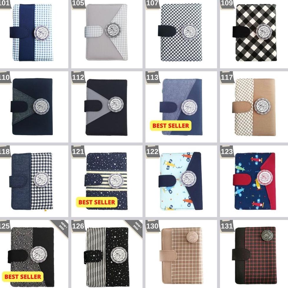 

New - Sampul Al Quran A5 Custom Sampul Bordir Nama / Katalog A5 SPL ,,
