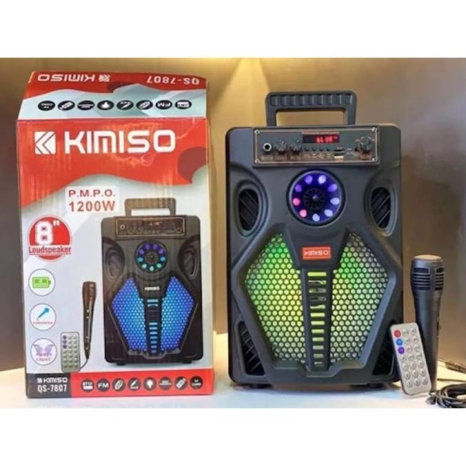 Speaker Bluetooth 8 Inchi Brain Power / Kimiso Qs 7807 Super