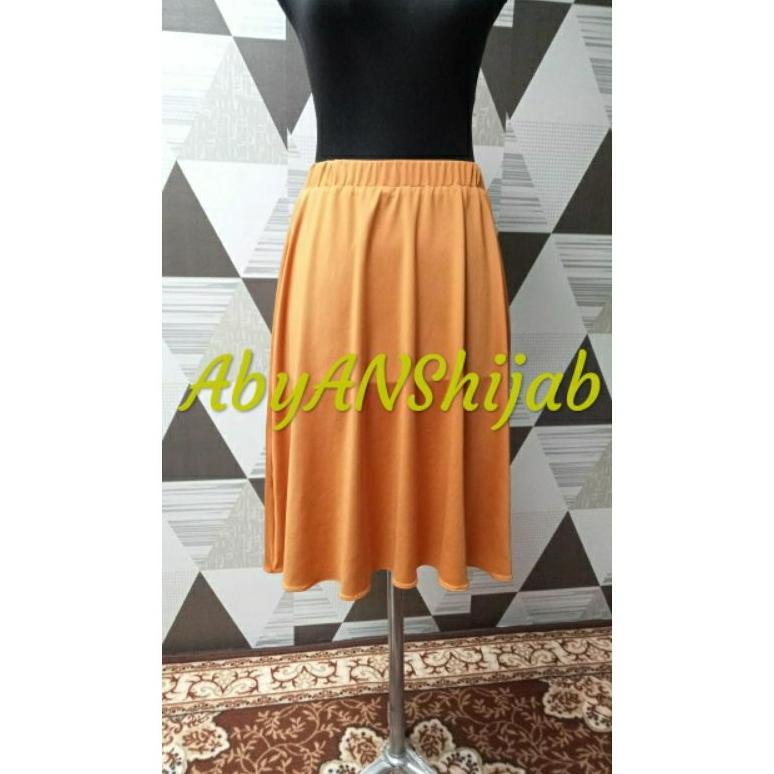 Terbaik Rok Senam Payung Selutut/Rok Senam Olahraga Muslimah Zumba Aerobic Spandek Jersey